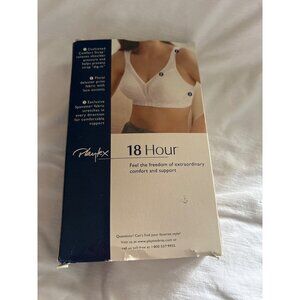 Playtex 18 Hour Comfort Strap Soft Cup Bra 42B White